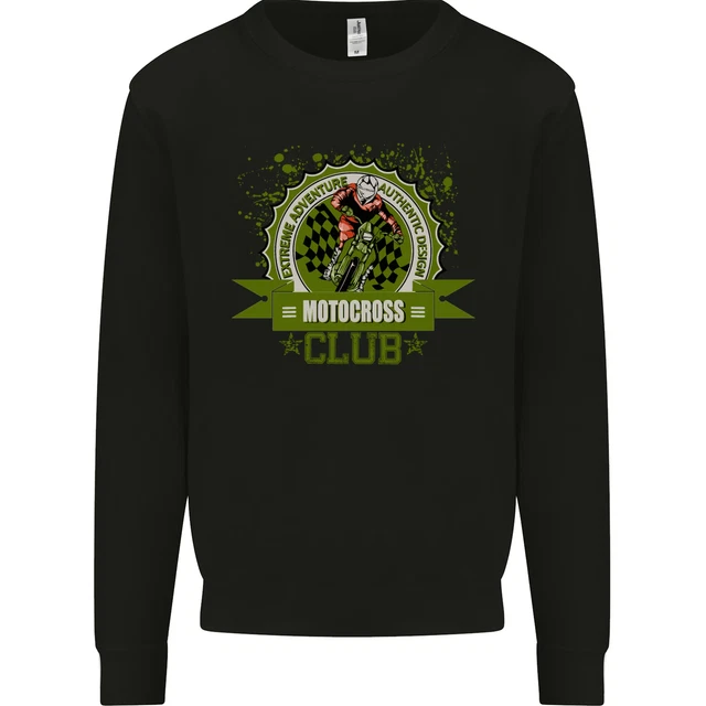Motocross Club Dirt Bike MotoX Mens Sweatshirt Jumper