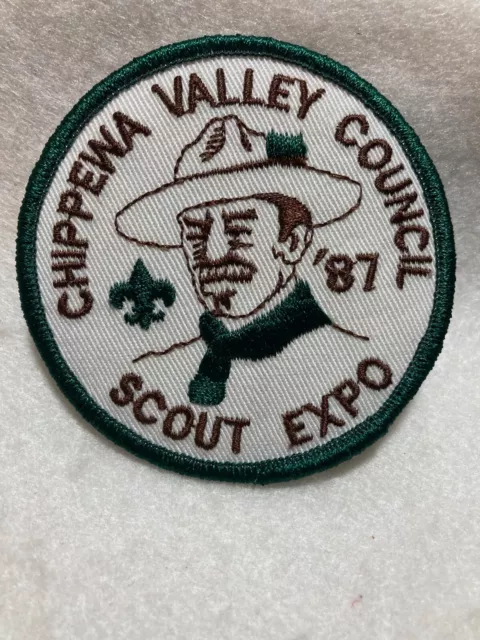(b119) Boy Scouts-  '87 Chippewa Valley Council - Scout Expo patch