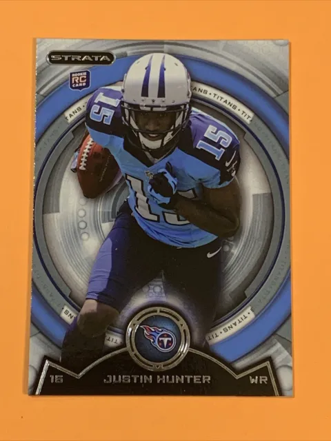 2013 Topps Strata Justin Hunter Rookie #136 Tennessee Titans RC (P)