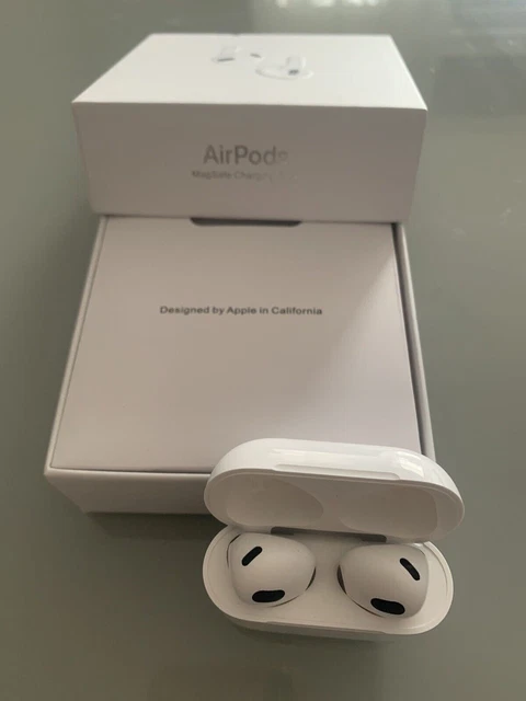 Boxed Apple AirPods 3rd Gen A2564+A2565 In-Ear (Charging Case A2566) - VGC