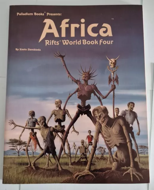 AFRICA World Book 4 per RIFTS Sourcebook libri palladio RPG