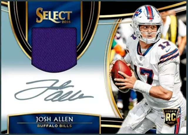 2018 Panini Select Rookie Patch Autograph RARE - Josh Allen RPA SIG Digital Card