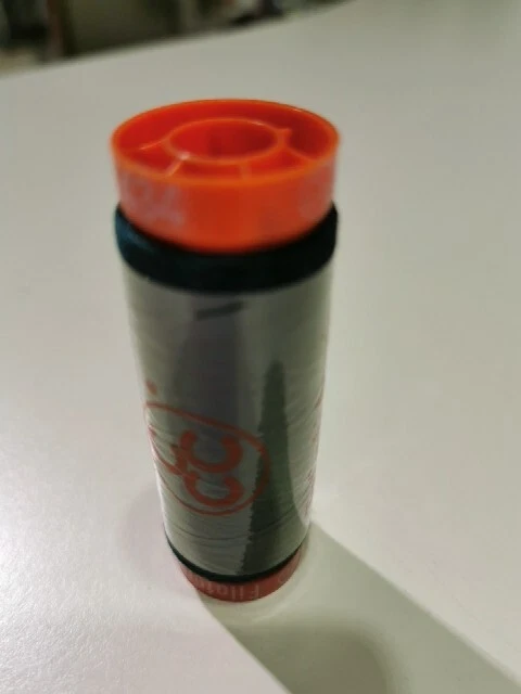 Filo Da Cucire Nero 100% Cotone N. 50 - 300 Yds (274 Metri) - Confezione Con 3 Rocchetti - Foto 5