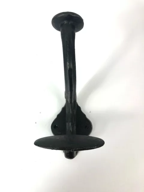 Vintage Style Cast Iron Wall Mounted Coat Hooks Hat Hook Hall Tree Black Heavy 8