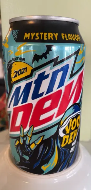 Mountain Dew Voodew 2021 - Unopened - Mystery Flavor Discontinued ~ 12 oz can