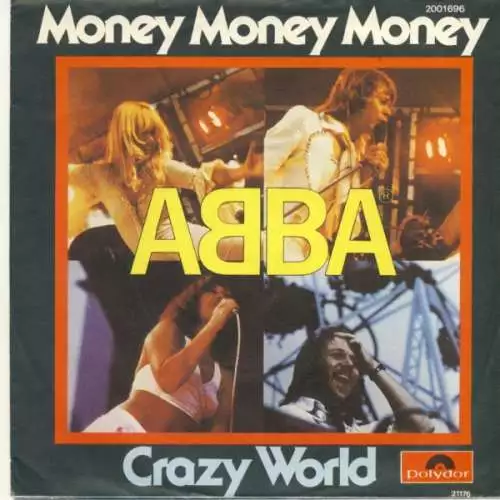 ABBA Money Money Money / Crazy World 7" Single Vinyl Schallplatte 75482