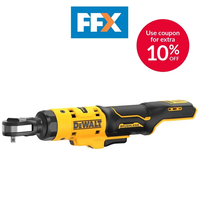 DEWALT DCF504N-XJ 12V 1/4in Open Head Ratchet Bare Unit Variable Speed Trigger
