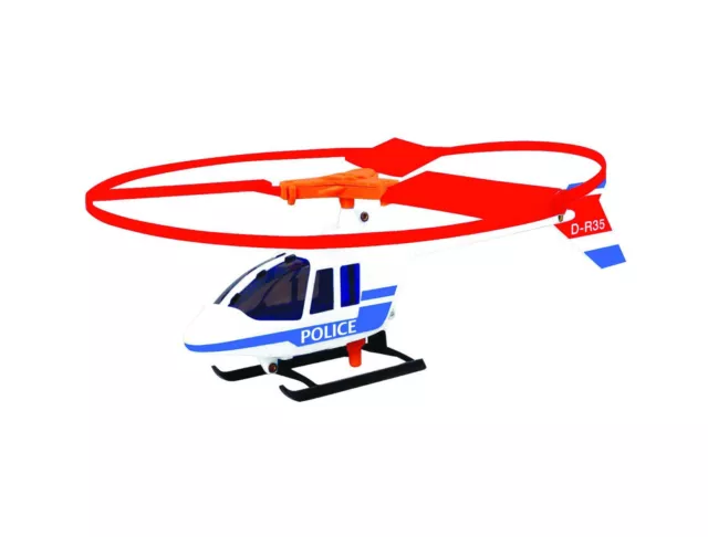 Günther Sky Police Helikopter, Drachen und Flugspielzeug Hubschrauber Neu !