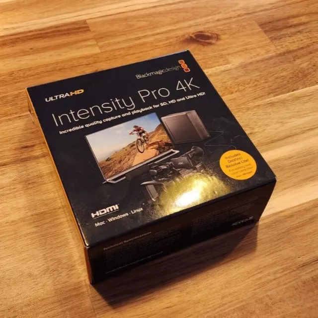 Blackmagic Design Intensity Pro 4K Hdmi capture card