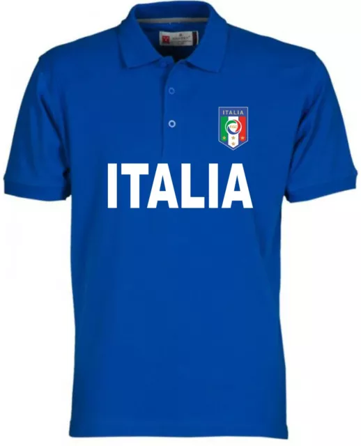 POLO ITALIA francia 2016 felpa t-shirt calcio maglietta maglia nazionale europei