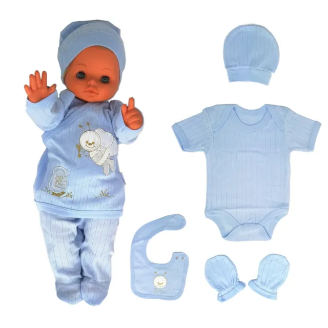 Neugeborenen Baby Jungen Kleidung Set für Ausstattung Erstausstattung 6 Teilig