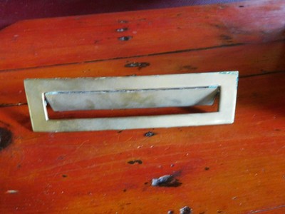 Trappe Entrée façade de boîte aux lettres en cuivre
