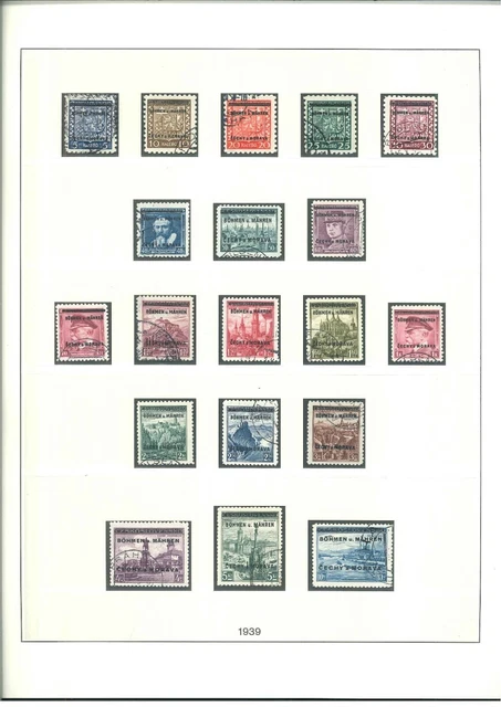 Sammlung Deutsche Besetzung II WK. mit guten Ausgaben über weite Strecken kompl.