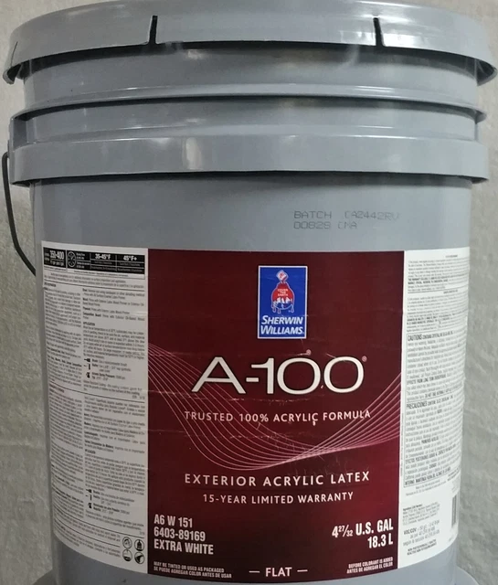 Sherwin Williams Interior Exterior Acrylic Latex FOR SALE! PicClick