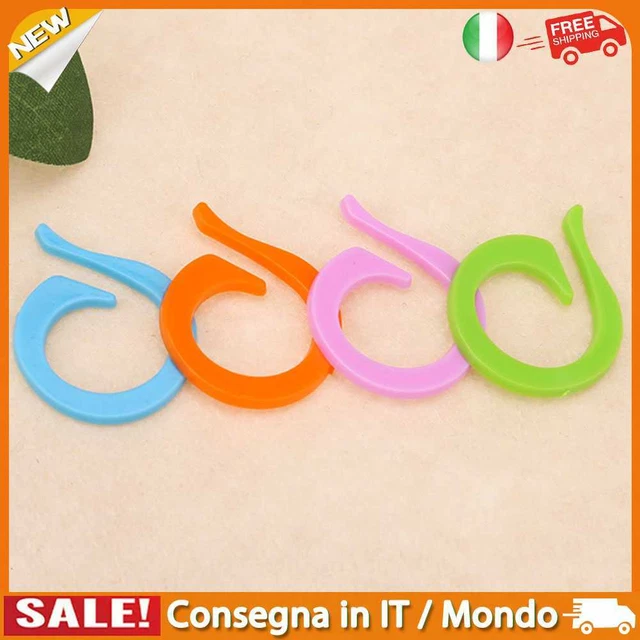 IT 20pcs Colorful Plastic Pins Maglione Mark Buckle Needle Knit Yarn Strumenti f