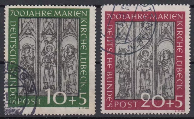 Briefmarken  -  BRD   -   MiNr. 139 - 140     -    gestemp.