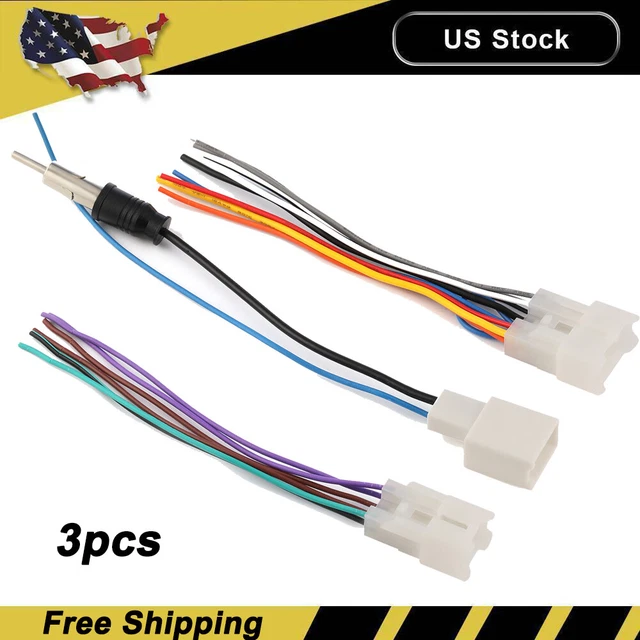 AFTERMARKET RADIO STEREO Install Wire Harness Cable Antenna Adapter for
