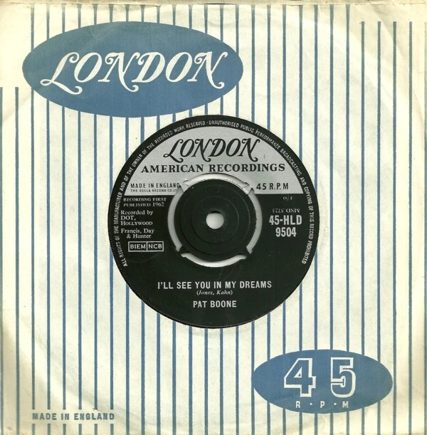 PAT BOONE I'll See You In My Dreams (7", Single) EUR 24,27 PicClick IT