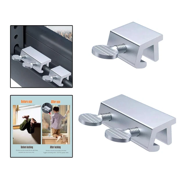 Window Frame Locker SLIDING WINDOW LOCK Fixing Lock Door Frame Lock for Office Dormitory ...