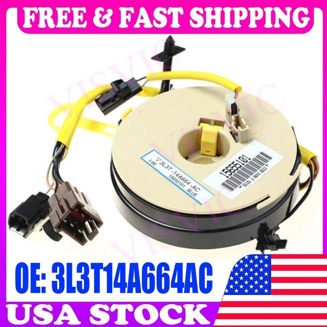 NEW CLOCK SPRING CRUISE EQUIPPED For Ford F150 F250 F350 SUPER DUTY