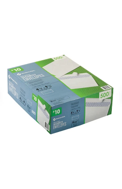 Member's Mark Envelope #10, Peel and Seal (500 ct.) FREE&FAST SHIPPING