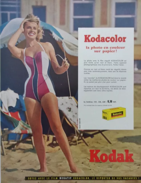 publicites   advertising    KODAK kodacolor   EN 1960     A3035