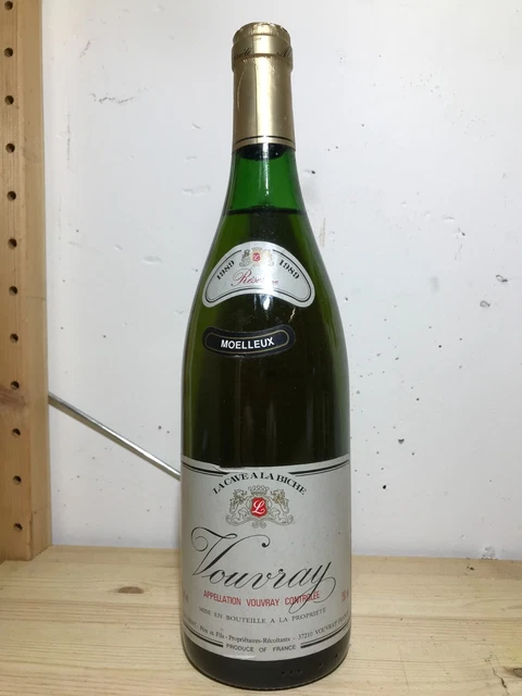 Vouvray moelleux cave de la Biche 1989, Loire, France