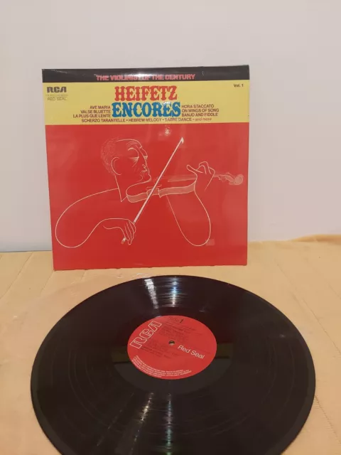 LSB 4072 Heifetz Encores Vol. 1 Violinist Of The Century RCA Stereo .NM/EX