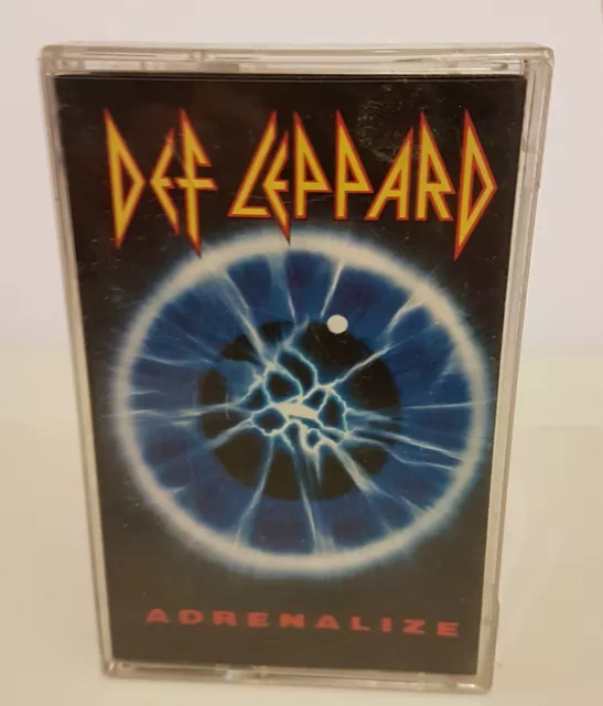 1992 Copy Of Def Leppard Adrenalize On Cassette Tape