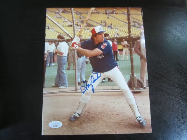 Gary Carter Autograph Signed 8 X 10 Photo Montreal Expos JSA