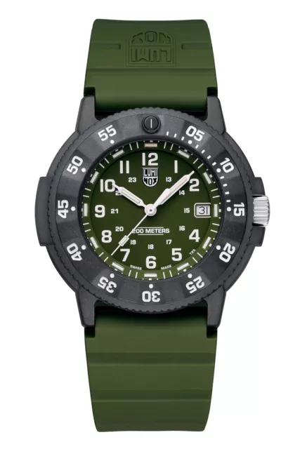 Luminox Reloj Pulsera Hombre Original Navy Seal Verde