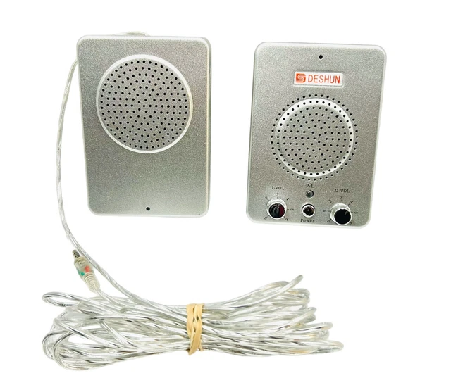 DESHUN - Sistema de intercomunicación de ventana - Doble vía (altavoces de ventana)