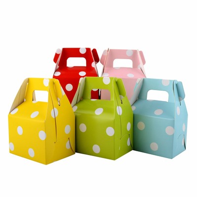 Wolfteeth 50 pz Scatole Bomboniere Portaconfetti Carta per Regalo Matrimonio Battesimo Festa Comunione con 50 pz Corde Bianco 