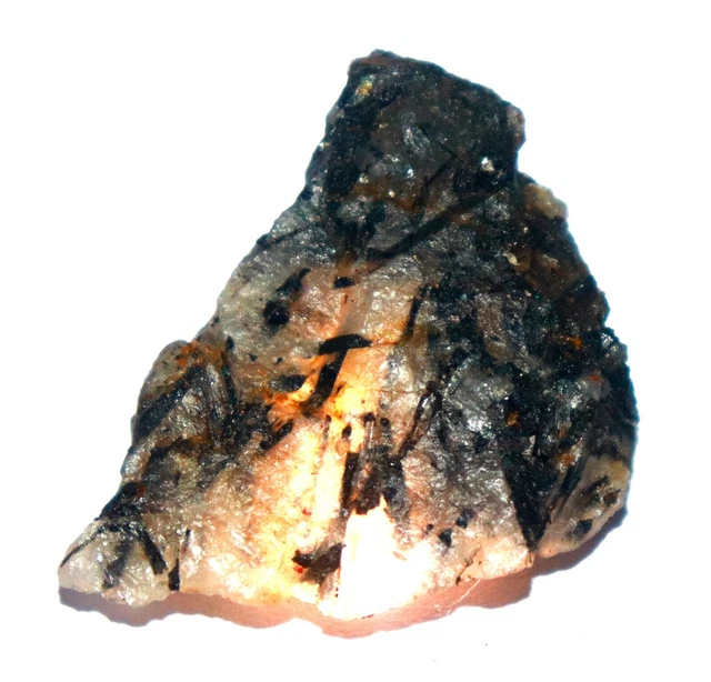 Certifié Naturel Thérapeutique Terre Extrait 208 CT Chunk Noir Quartz VB1512