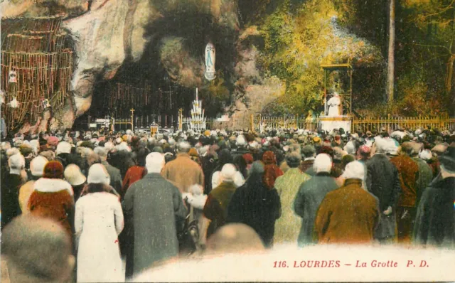 65 Lourdes La Grotte Animee - G 11586