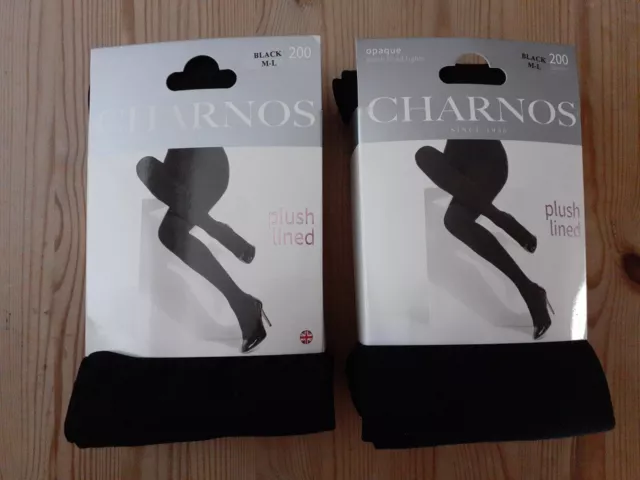 200 Den Luxury Opaque Pantyhose-Choices: Padded Foot Tights for Boots or  Thermal