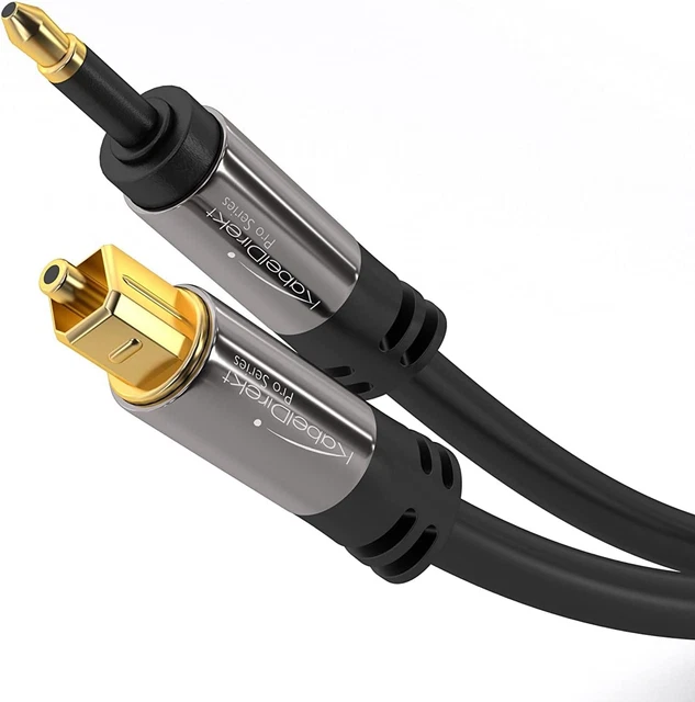 - Câble Audio Optique Mini-Toslink Avec Protection Du Signal - 1M (Mini-Toslink