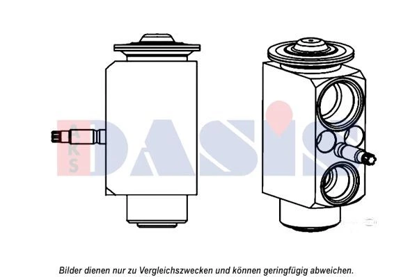 Valvola Di Espansione Climatizzatore Aks Dasis 840235N Per Ford Focus Iii Tornier