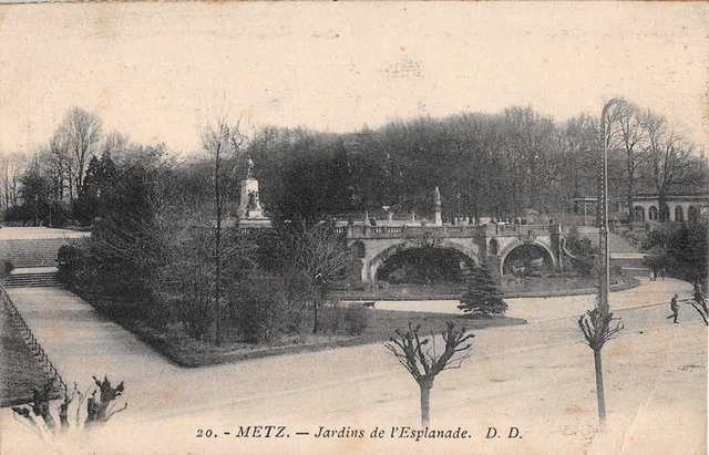 CPA 57 - METZ - Jardins de L'Esplanade