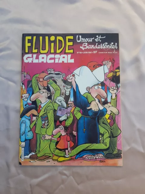 Bd Vintage Fluide Glacial N° 60 Juin 1981