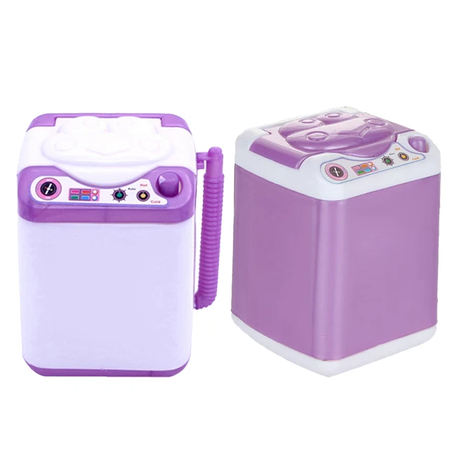 Miniature Washing Machine Exquisite Durable Silicone Washing Machine Toy Mini