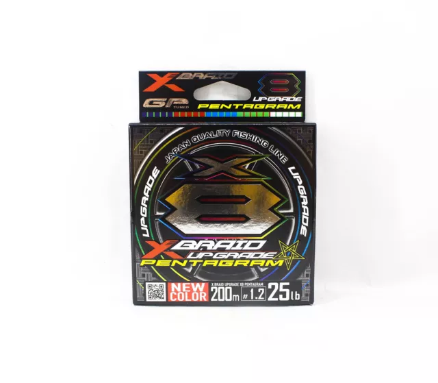 YGK P.E Line X Braid Upgrade Pentagram X8 200m P.E 1.2 25lb (3044)