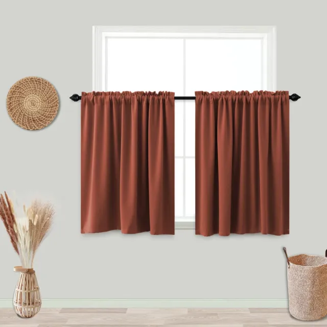 Koufall Boho Curtains For Room Decor Short Blackout Small Window Curtain Panels
