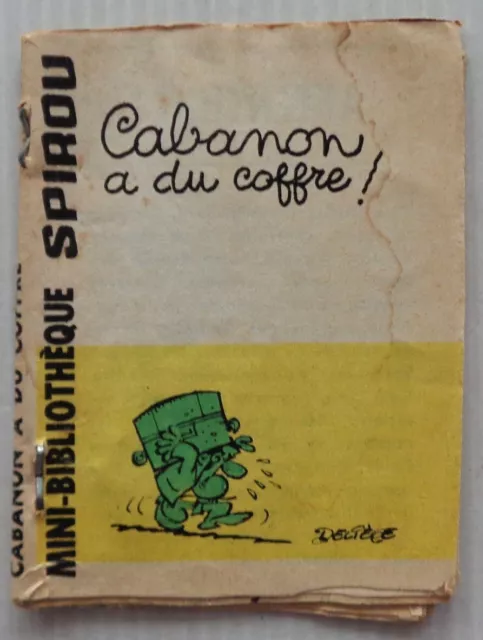 Mini Story No #377 Shed To The Boot Spirou No 1533 Deliège 1967