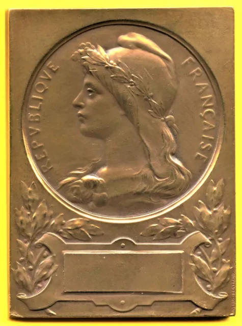 Journal LA FRANCE DE L'EST ¤ Rare médaille par Oscar Roty & Heinrich Kautsch
