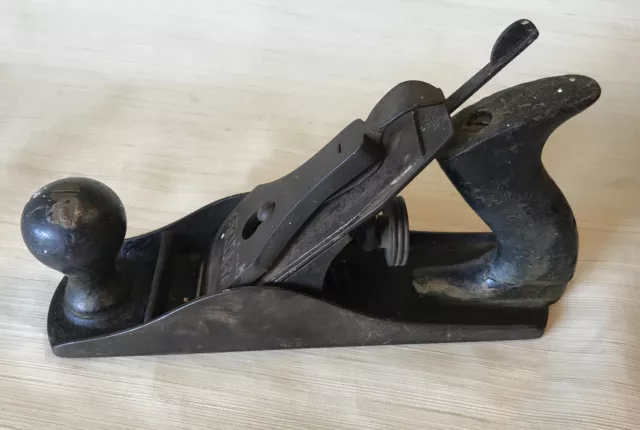 Vintage Stanley / Bailey No.4 Corrugated Bottom Plane Made In U.S.A.