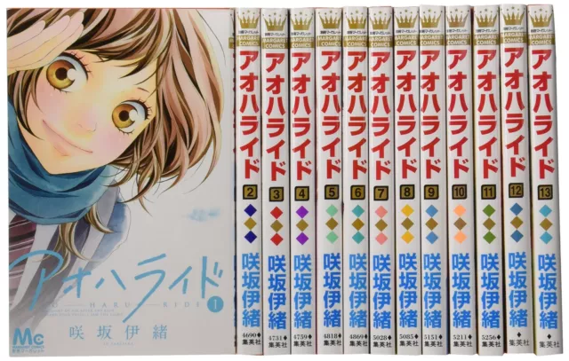 Io Sakisaka Manga: Blau Feder Ride / Ao Haru Ride vol.1 ~ 13 Komplettset Japan
