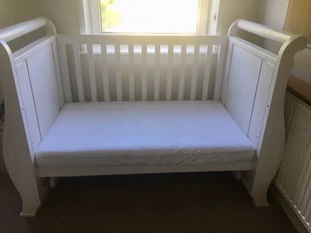 BOORI SLEIGH ROYALE Cot Bed, Good RRP £999
