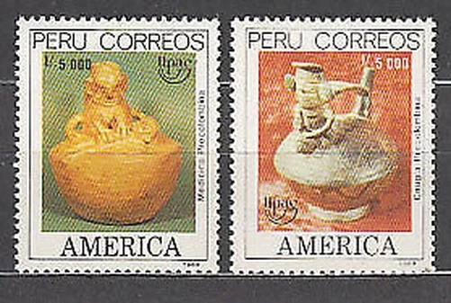 Peru - Post 1989 Yvert 913/4 MNH Upaep