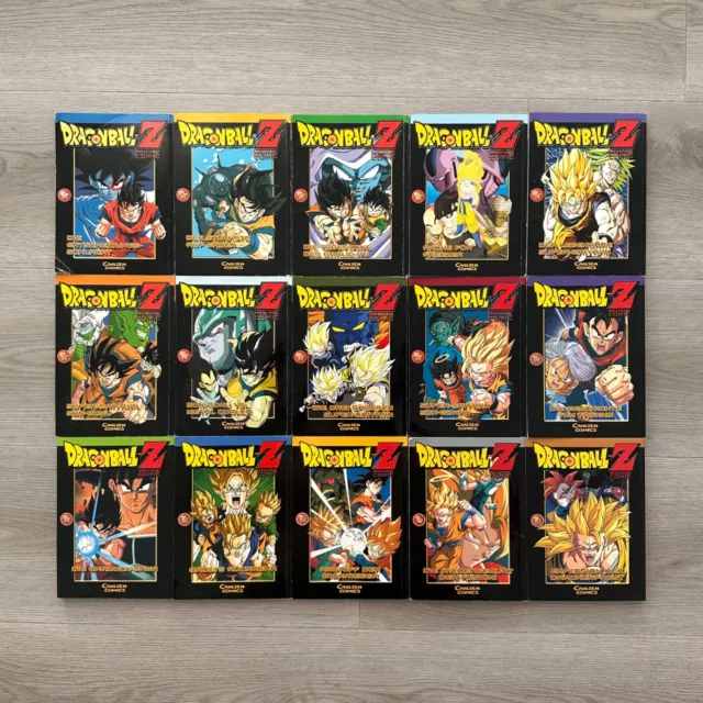 dragon-ball z anime comic komplett band 1-15 manga akira toriyama dragonballz